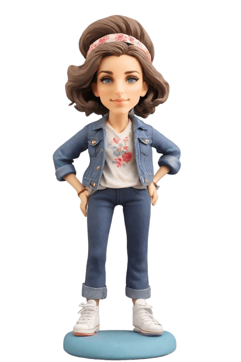 Custom Music Fan Bobblehead,She Created Her Own Grateful Dead Bobblehead!