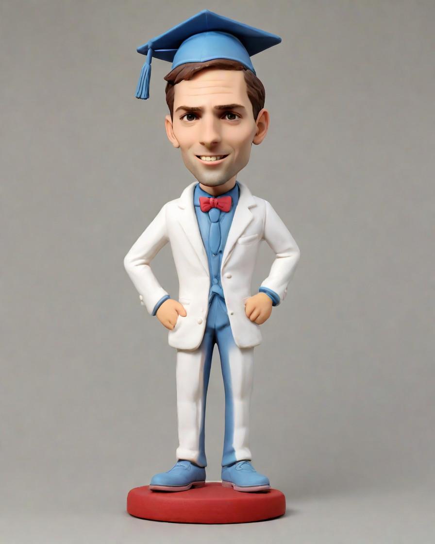 Breaking News: Personalized Bobbleheads Are the New Trend in Graduation Gifts,She Did What?! A Grad's Mom Surprises with a Custom Mini-Me Figurine