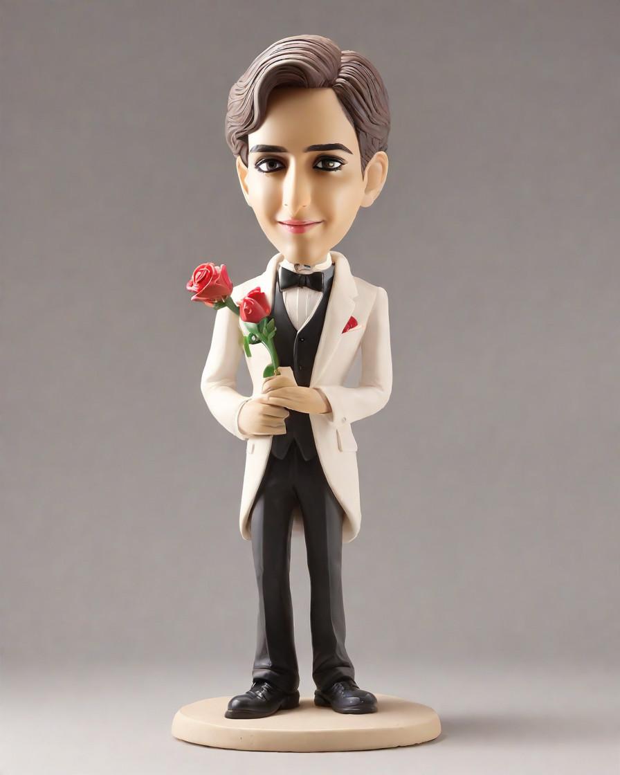 The Art of Courtly Love: A Modern Twist on the Classic Gentleman's Gesture,He Proposed with a Mini-Me Figurine: A Social Media Love Story