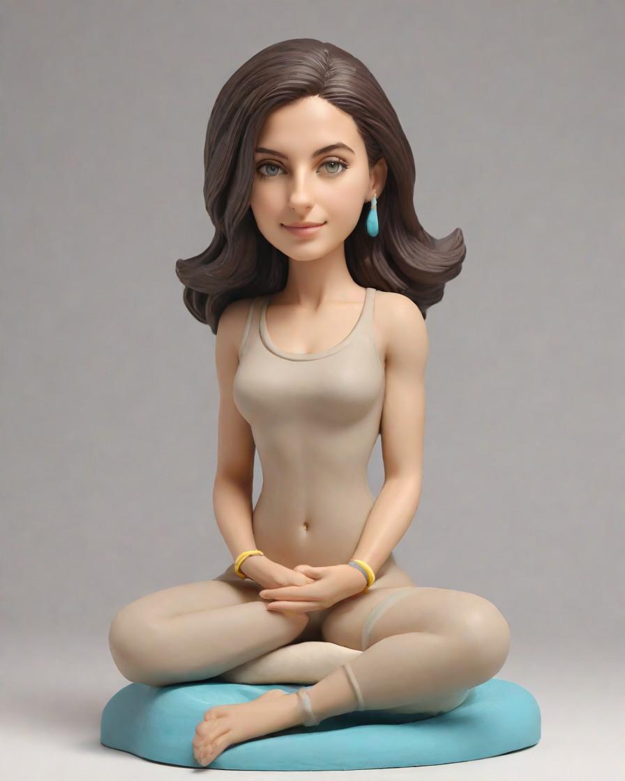 Trend Alert: Yoga Bobbleheads are the New Desk Companions - A Fashion Blogger's Find,My Mini-Me Meditation Moment: How a Bobblehead Figurine Transformed My Workspace