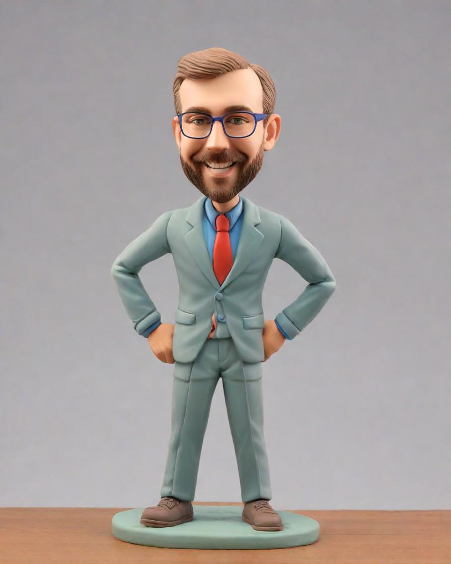 Unlocking the Power of Personalized Bobbleheads: A CEO's Journey to Recognition,My Boss's Surprise: A Mini-Me Figurine that Stole the Show at the Corporate Gala