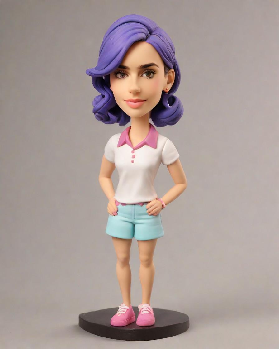Exclusive: The Showgirl Bobblehead That's Taking the Fashion World by Storm,My Night at the Casino: A Showgirl's Mini-Me Figurine Stole the Spotlight