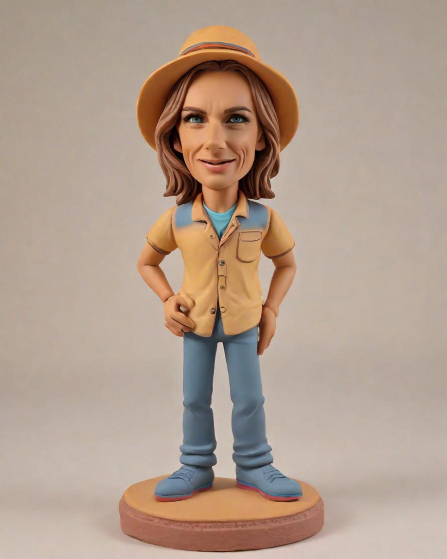 The Ultimate Adventure: Customizing Your Mini-Me for the Great Outdoors,Her Wild Side: A Female Explorer's Personalized Bobblehead Journey