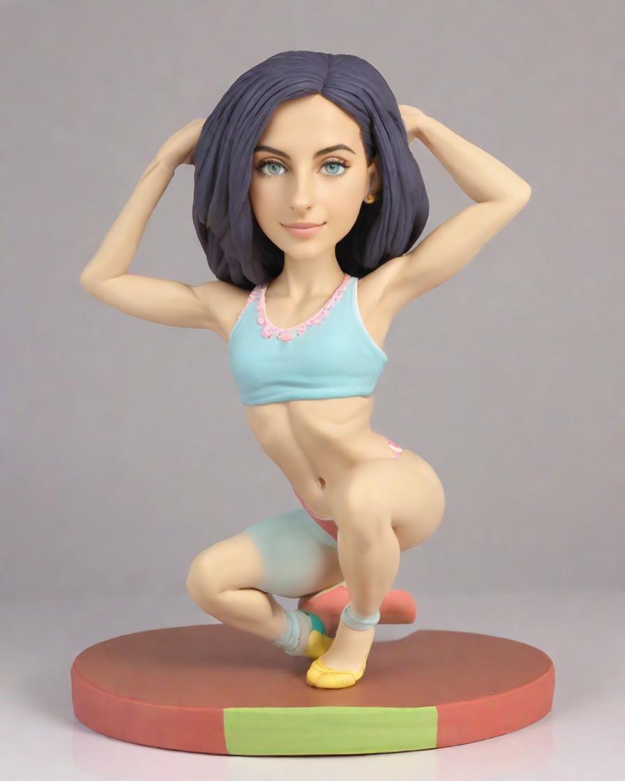 Spotlight on Gymnastics: Unveiling the Trendy Bobblehead Gift,#GymnastGoals: My Mini-Me Figurine in a Leotard!