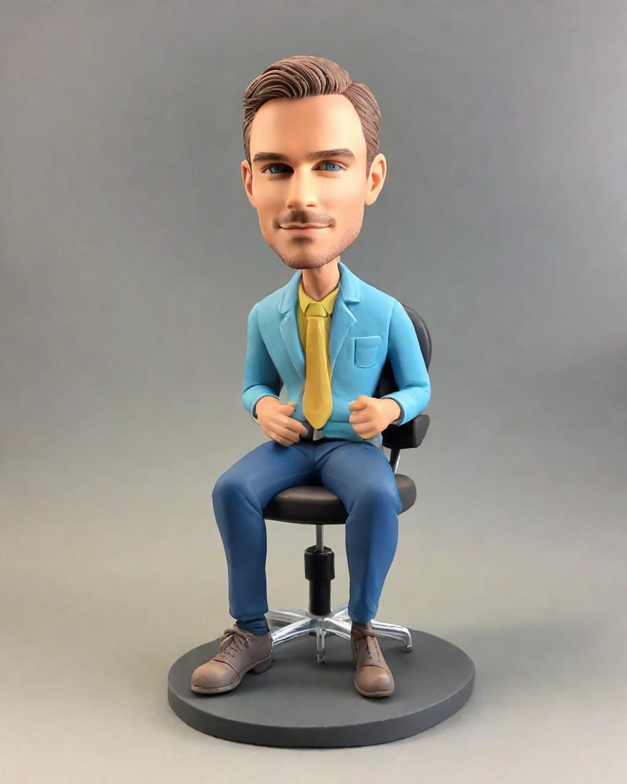 Discovering the Trend: Custom Bobbleheads as the New Business Card,He's Got the Chops: A Barber's Custom Bobblehead Story