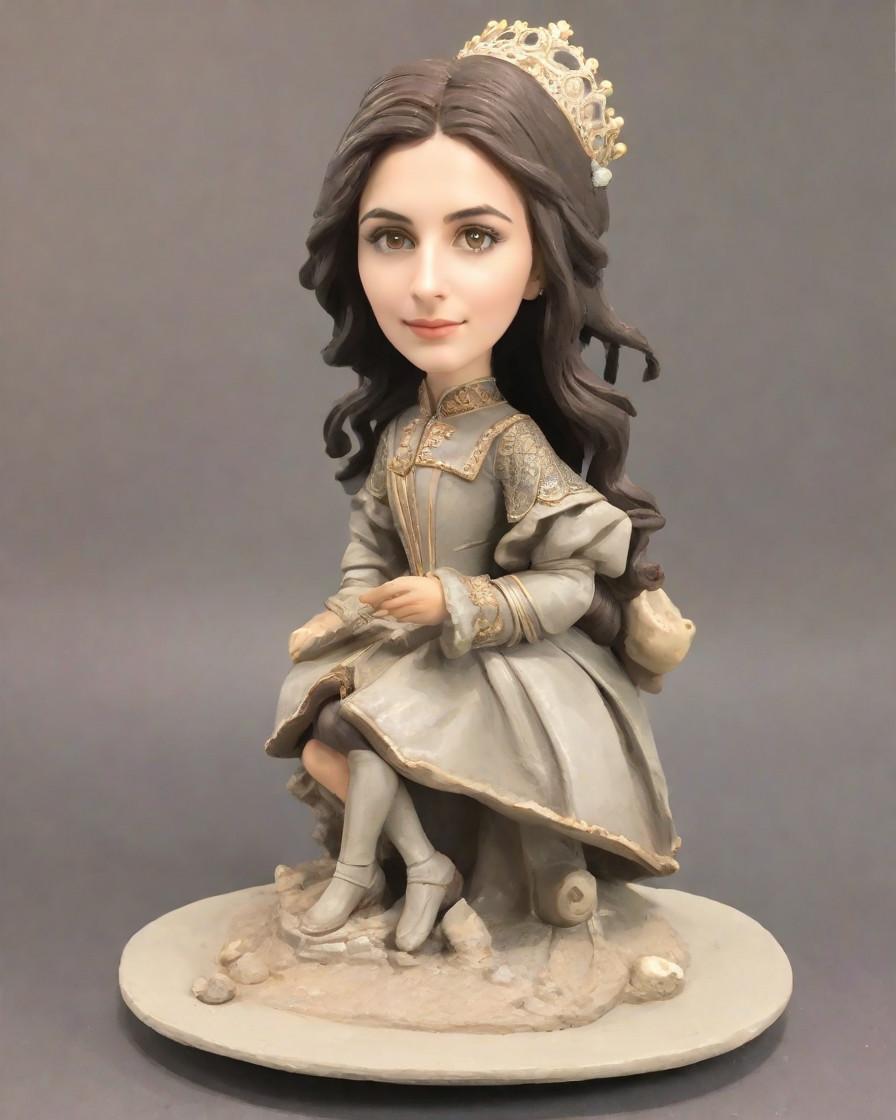 The Ultimate Chivalrous Gift: A Custom Bobblehead for the Lady of Your Heart,He Transformed into a Knight for Her: A Mini-Me Figurine Love Story