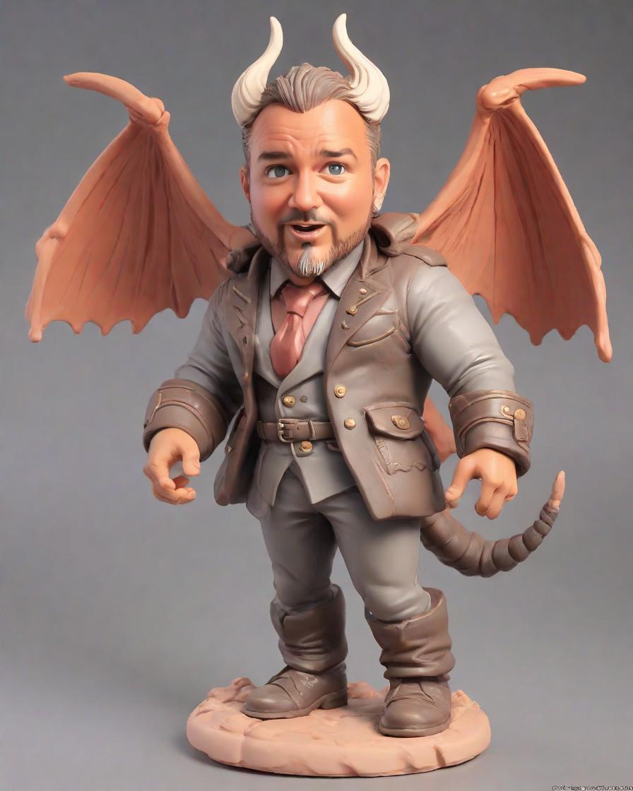 Unveiling the Enchantment: A Personalised Demonic Figurine Unboxing,My Epic Encounter with a Fiery Hellfire Mini-Me