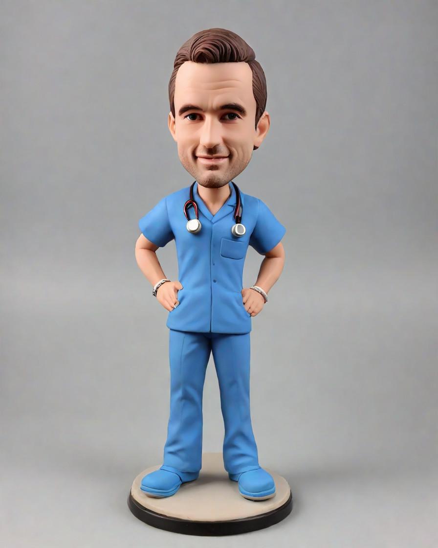 Spotlight on Personalized Care: A Nurse's Custom Bobblehead Journey,She's the Nurse, She's the Star: Unboxing My Custom Bobblehead