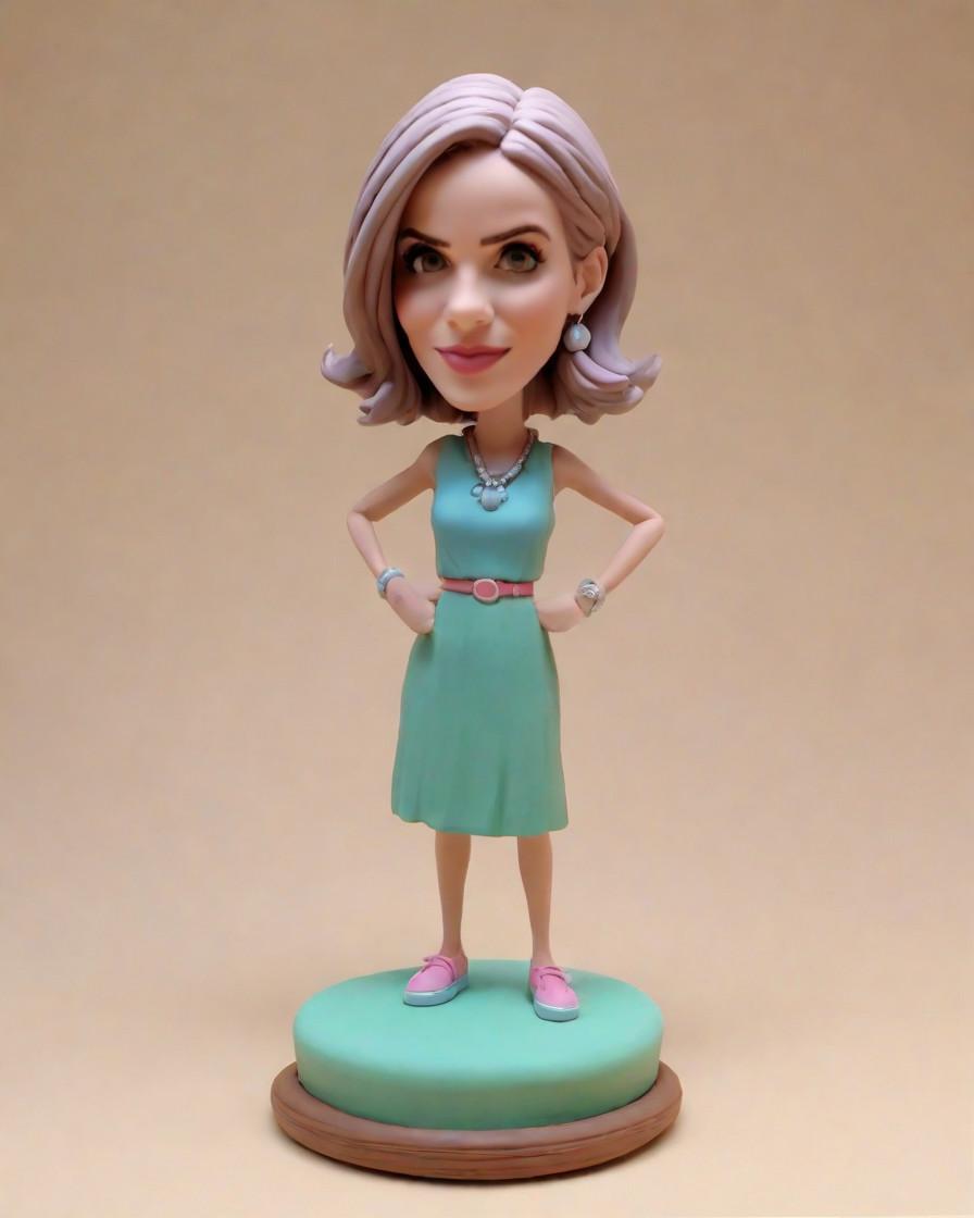 Crafting a Mini-Me: The Bobblehead Artist's Journey to Casual Chic,My Casual Outfit Game Just Got a Bobblehead Upgrade!