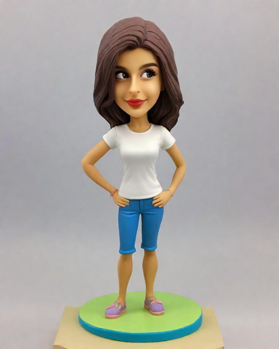 Fashion Meets Fun: Discovering the Trend of Casual Outfit Bobbleheads,Just Casual, Just Me: A Social Media Star's Secret to Personalized Bobbleheads