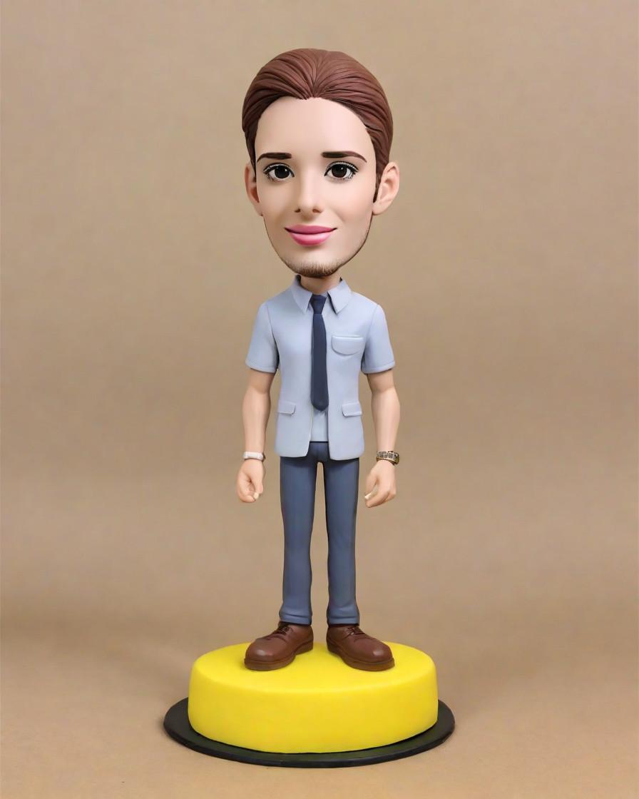 The Summer Salesman's Secret Weapon: A Bobblehead That Boosts Morale,My Mini-Me Moment: A Sales Manager's Journey to Team Spirit