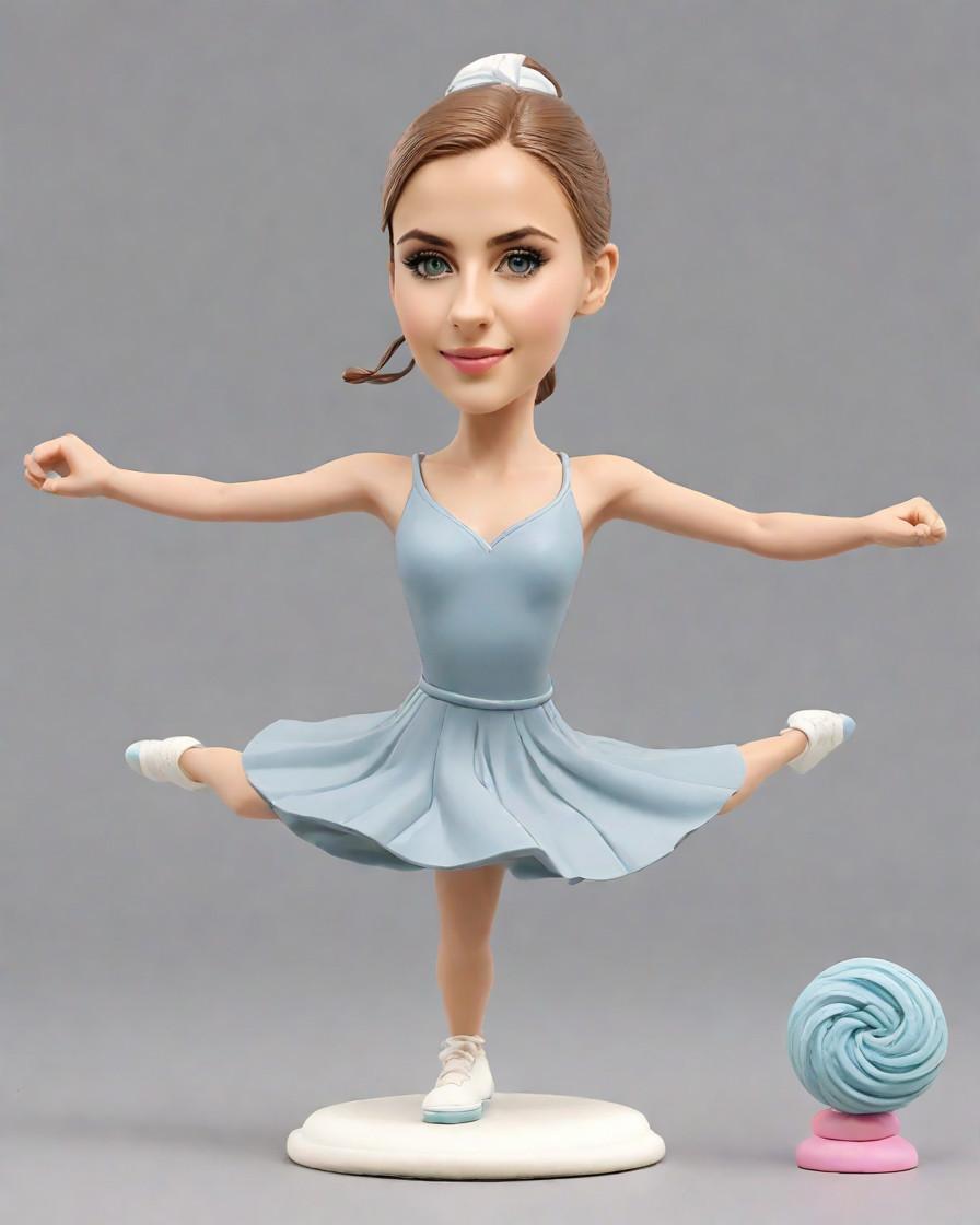 Flaunting the Flowing Skirt: Discovering the Trend of Figure Skating Bobbleheads,She's the Star of the Rink: My Mini-Me Figure Skating Bobblehead Adventure