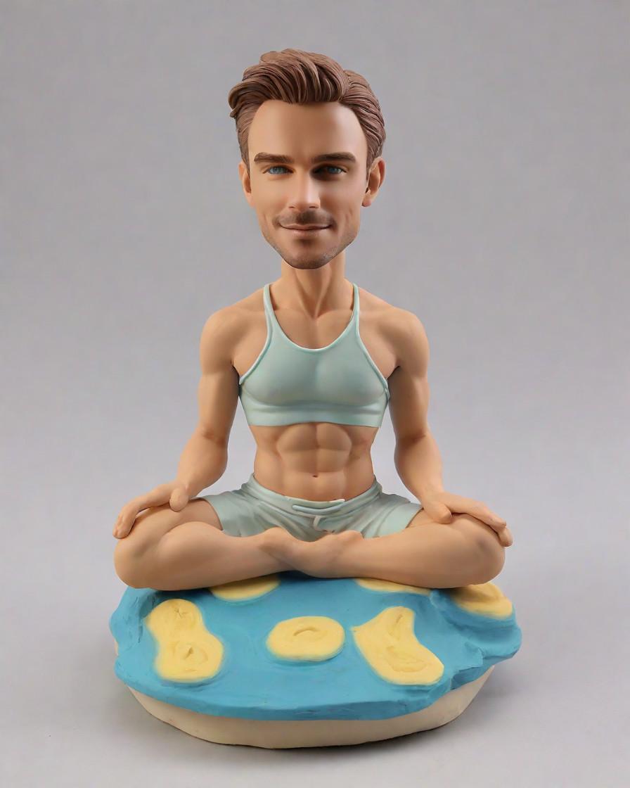 Trend Alert: Personalized Yoga Bobbleheads Taking Over the Wellness Scene,My Mini-Me Meditation Moment: A Personalized Yoga Figurine Journey