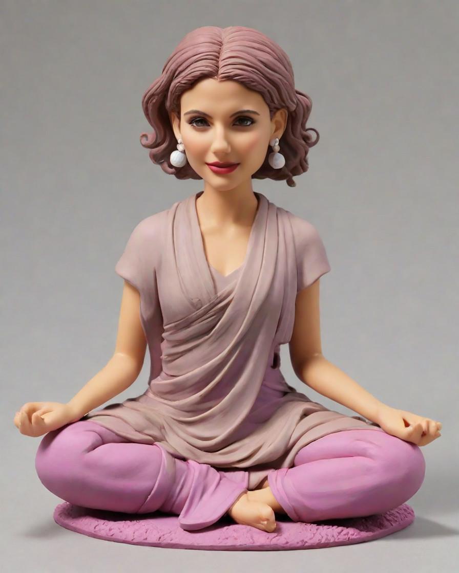 Trend Alert: Personalized Meditation Bobbleheads Take Over the Fashion Scene,My Serene Selfie: Sharing My Custom Bobblehead on Social Media