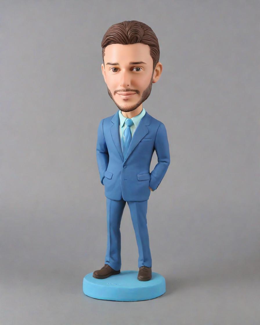 Exclusive: The Bobblehead Trend Sweeping Across Corporate America - A Fashion Editor's Take,He Tweeted 'Loved My Mini-Me Bobblehead!' - A CEO's Unique Gifting Experience