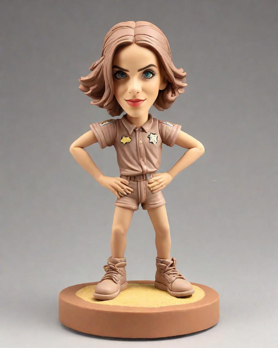 Trend Alert: Cowboy Boots Take Over as Personalized Bobbleheads Hit the Fashion Scene,She's Got the Boot: A Social Media Star's Personalized Figurine Journey