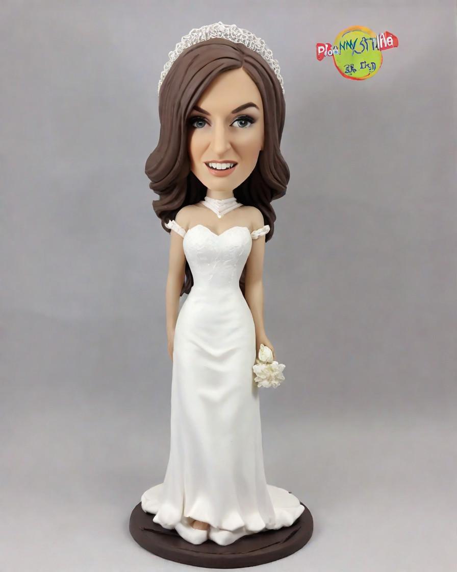 The Halloween Trend That's Turning Heads: Custom Bobbleheads in Spooky Outfits,Spooky Season Surprise: My Mini-Me as a Bloodstained Garment Bride