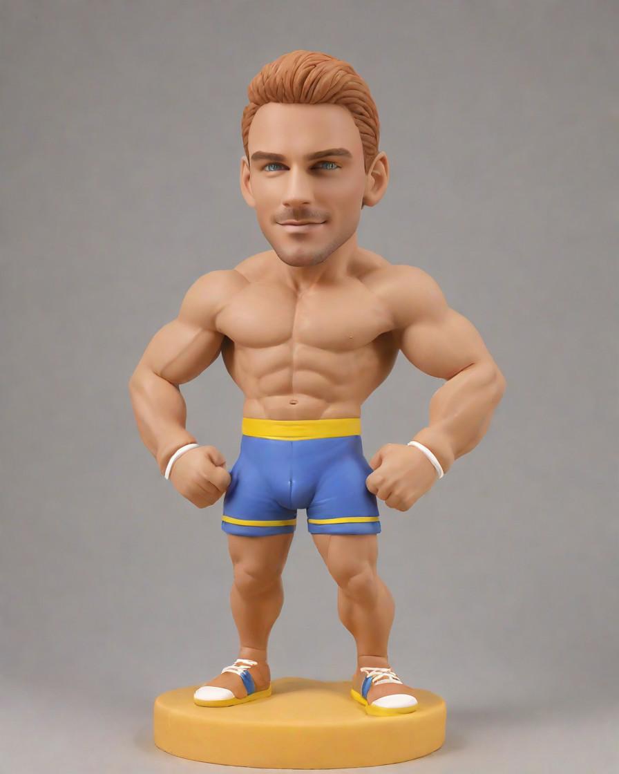 The Unstoppable Wrestler's Mini-Me: A Bobblehead Tale of Triumph,When a Fan's Passion Turns into a Personalized Bobblehead Adventure