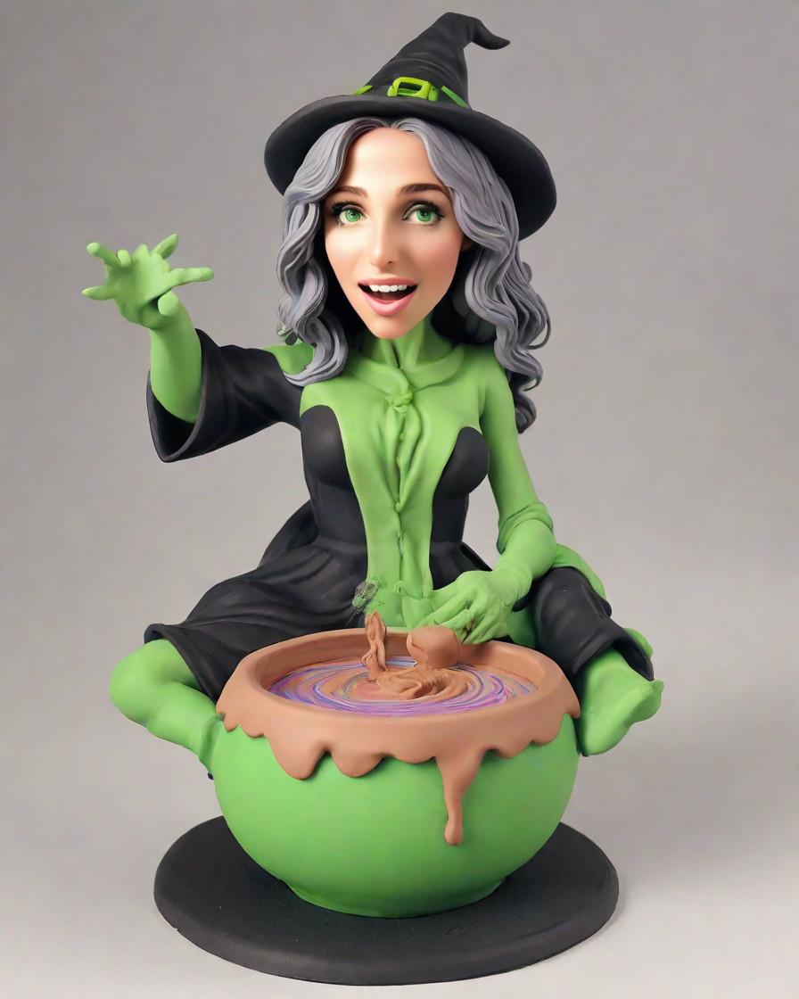 Mystical Mini-Mes: The Witching Hour's Best-Kept Secret,Spellbinding Moments: A Witch's Tale in Miniature