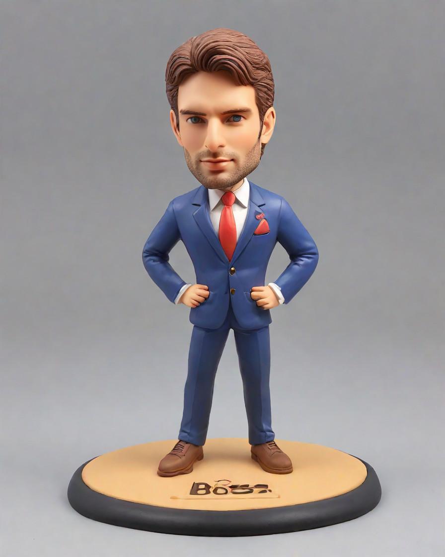 The CEO's New Desk Toy: How a Bobblehead Became the Talk of the Town,He's the Boss, Now He's a Bobble: A Unique Gift for the Businessman Who Has Everything