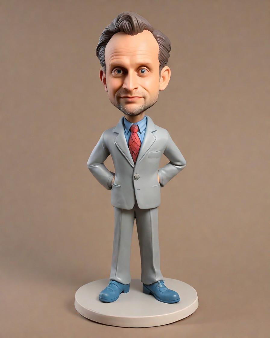 Trend Alert: The Rise of Dapper Detective Bobbleheads as Must-Have Gifts,He's Got Swagger: A Dashing Detective's Bobblehead Takes Center Stage