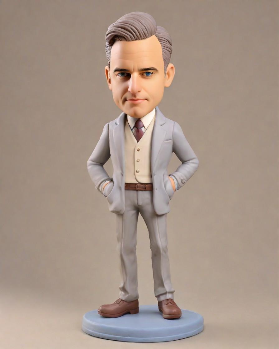 Discovering the Unexpected: Bobbleheads as the Next Big Thing in Corporate Souvenirs,From Suit to Bobble: A Businessman's Journey to Desk Decor Stardom