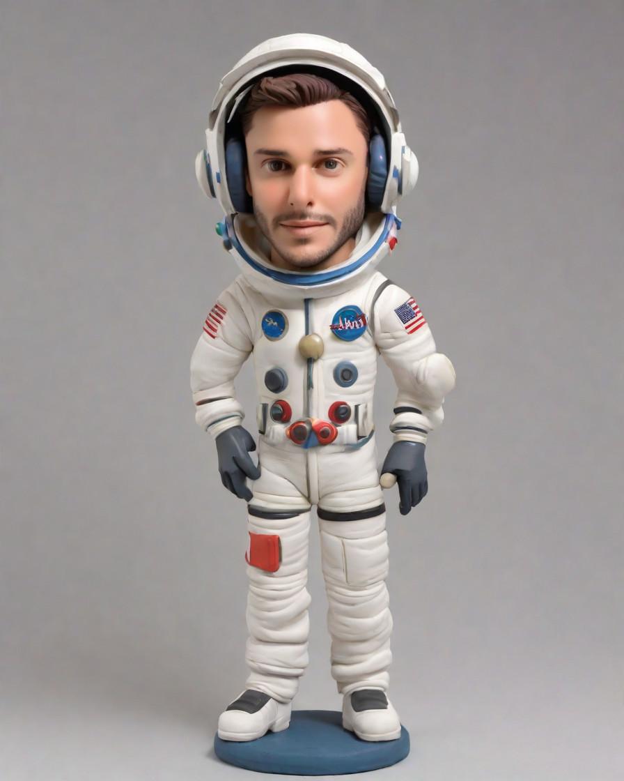 Stellar Gift Alert: Unboxing a Custom Space Explorer Bobblehead for the Ultimate Fan,He's Got the Right Stuff: A Space Explorer's Mini-Me Bobblehead Unveiled