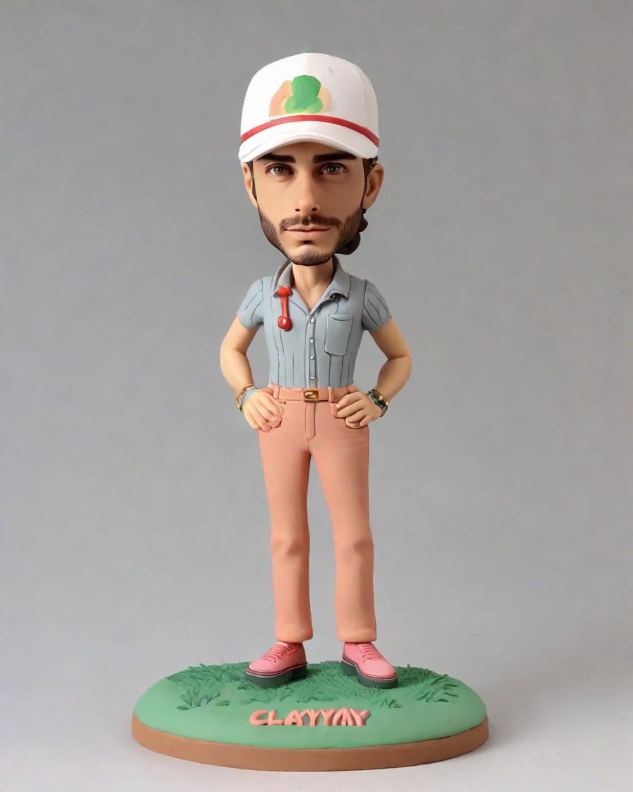 Tech Trends: The Rise of Bobblehead Fashion Statements Among Engineers,He's Got the Pink Pants and Now a Mini-Me to Match!