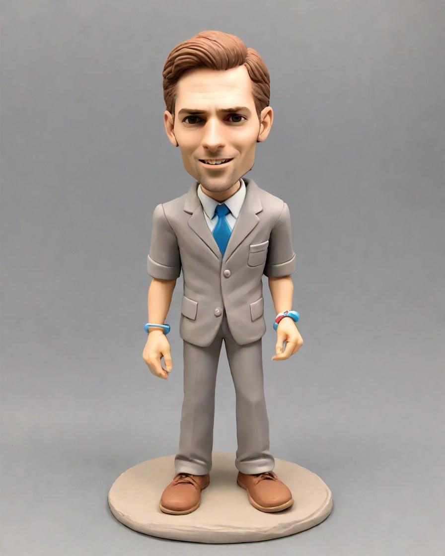The Art of Casual Elegance: Customizing Your Mini-Me Bobbleheads,Casual Chic Meets Bobblehead Magic: A Social Media Star's DIY Adventure