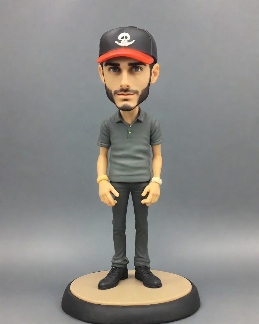 Trend Alert: The Bobblehead Craze Among Delivery Dudes - A Fashion Journalist's Find,He Delivers More Than Packages: A Social Media Star's Mini-Me Unveiling