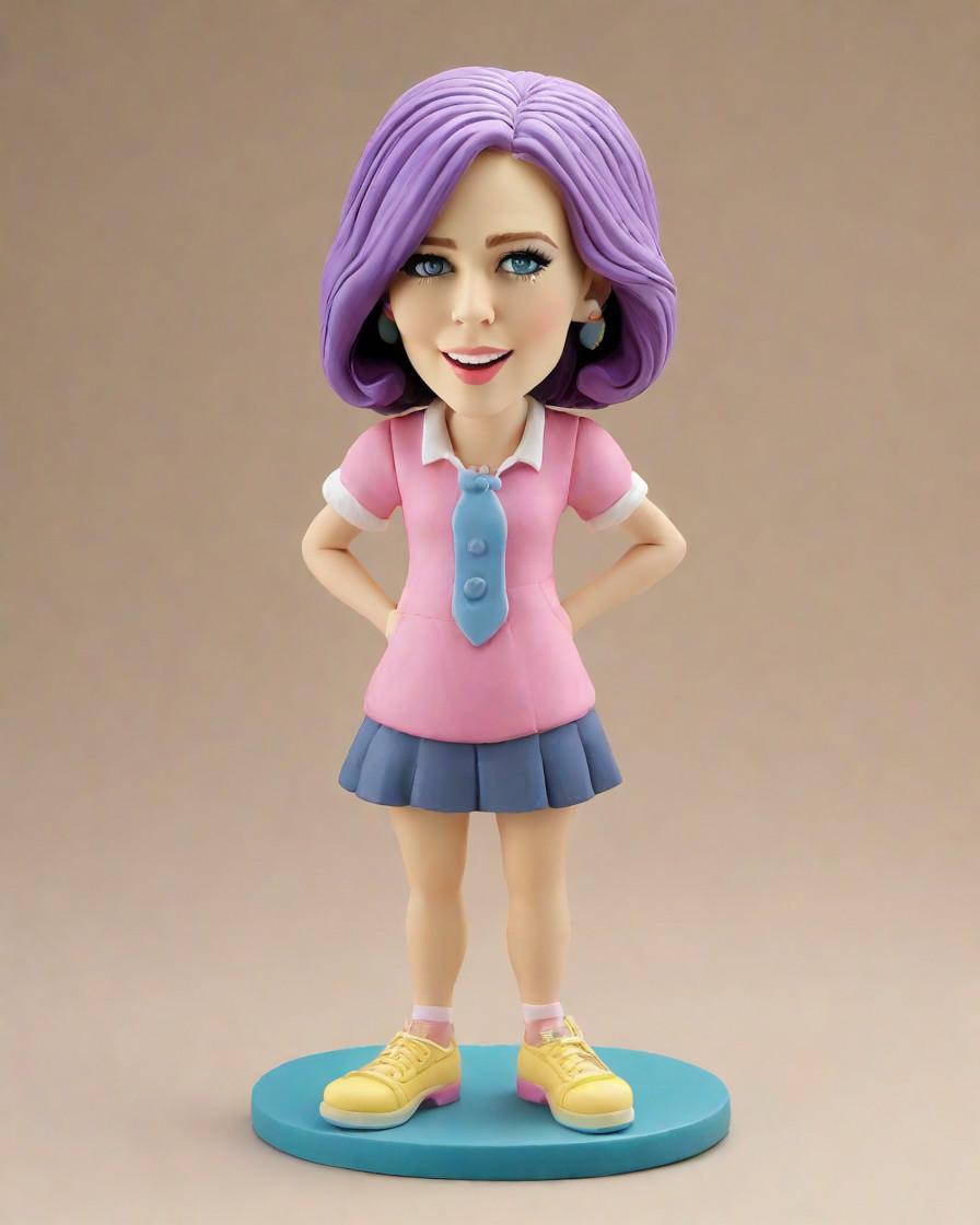 A Passion for Personalized: The Ultimate Hobby-Themed Gift for the Figurine Fanatic,She's a Mini-Me Master: A Bobblehead Couple's Love Story in Clay