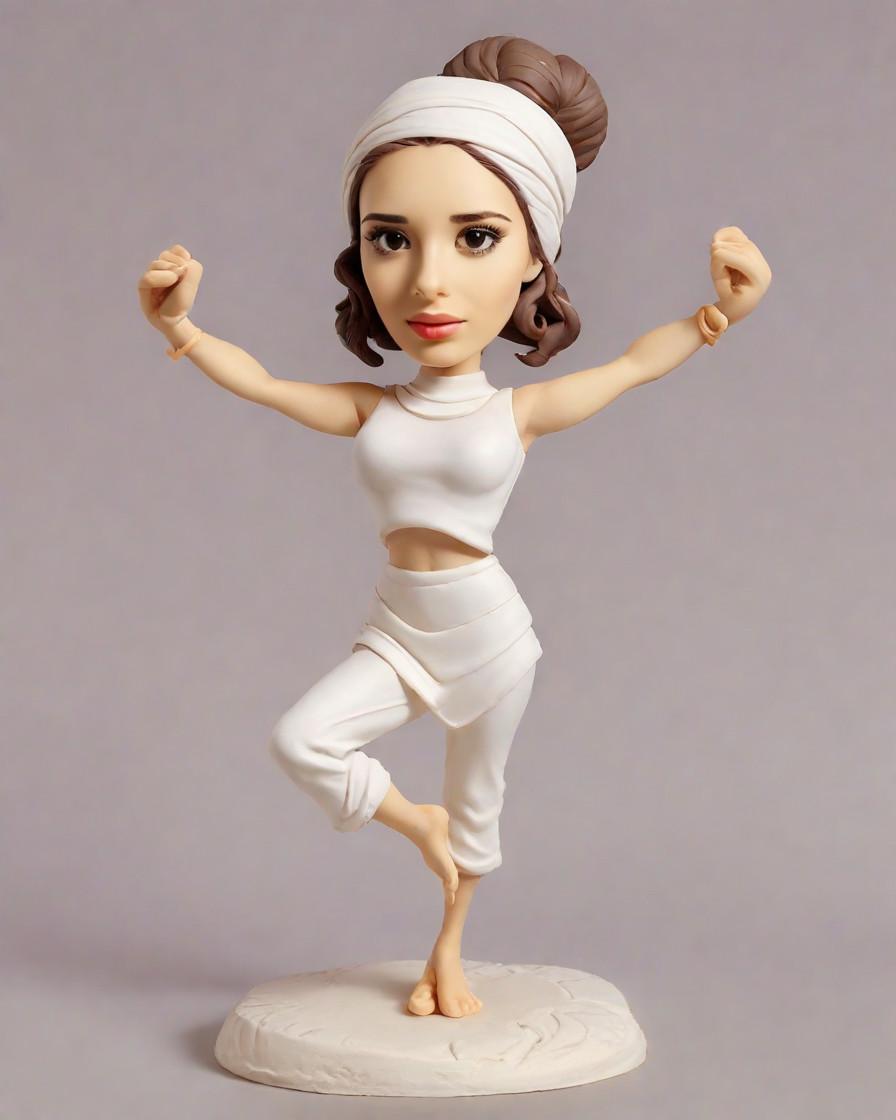 The Zen of Personalized: How a Yoga Bobblehead Found Its Pose,My Mini-Me Strikes a Yoga Pose: A Custom Bobblehead Journey