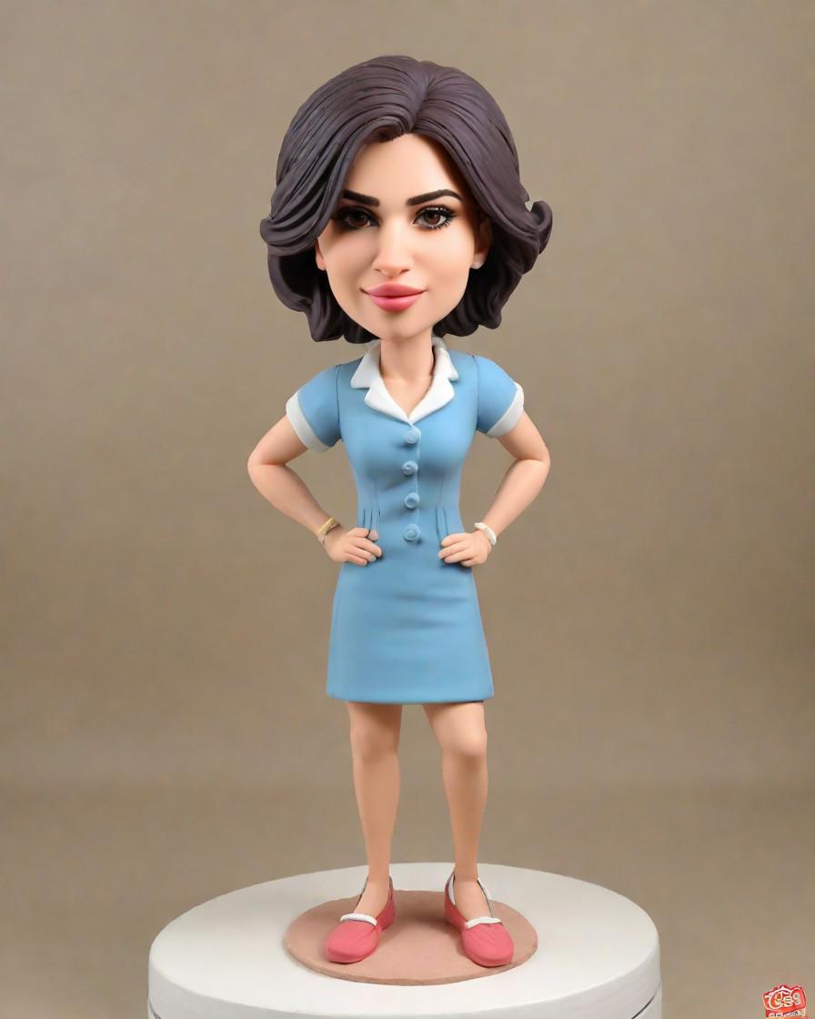 A Fashionable Twist: Discovering the Strong Mother Custom Bobblehead Trend,Her Mini-Me, My Heart: A Daughter's Unique Mother's Day Gift