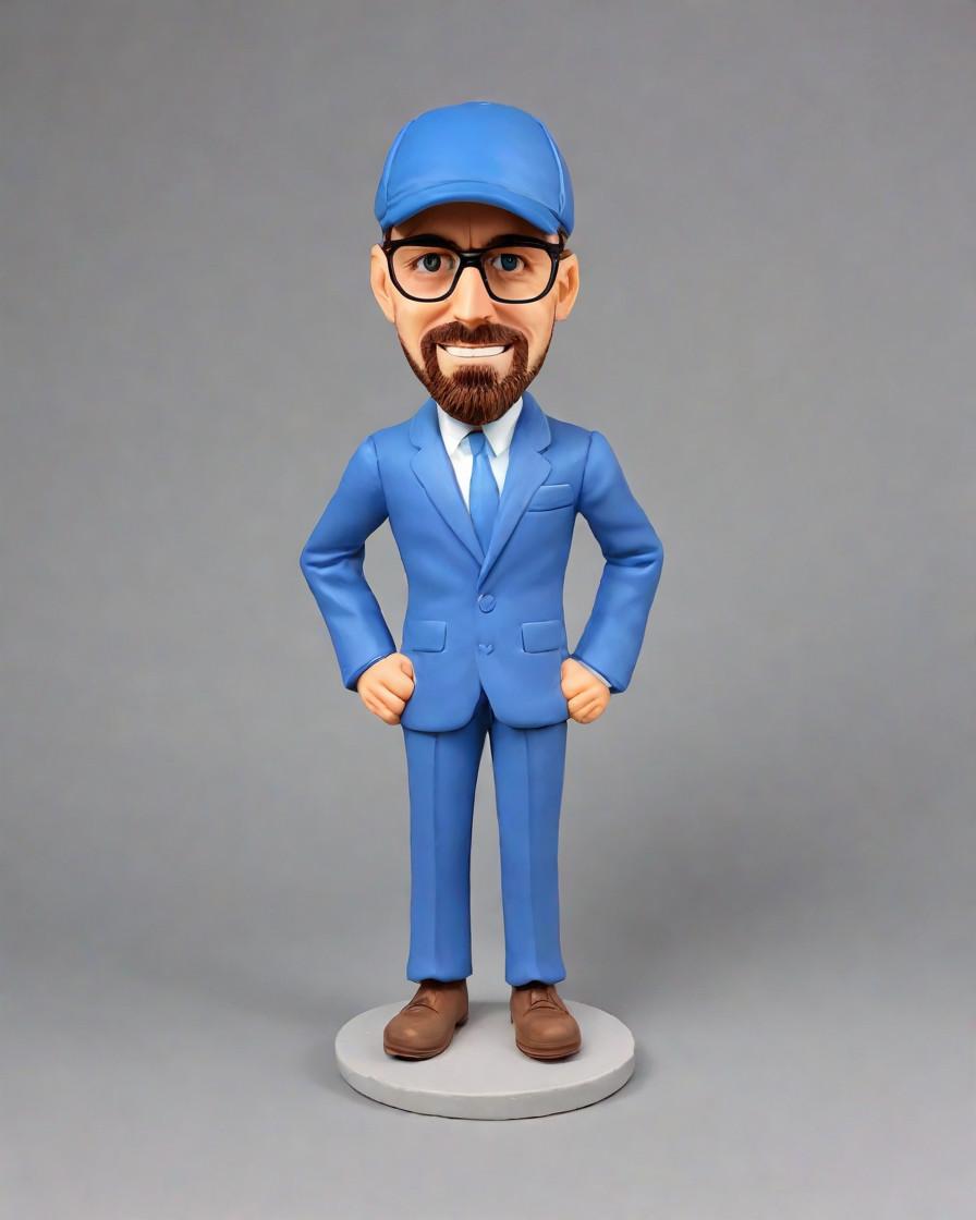 From Boardroom to Bobble: The Trendy Business Gift That's Taking Over,He's Got the Bobblehead Blues: A Businessman's Unique Gifting Strategy