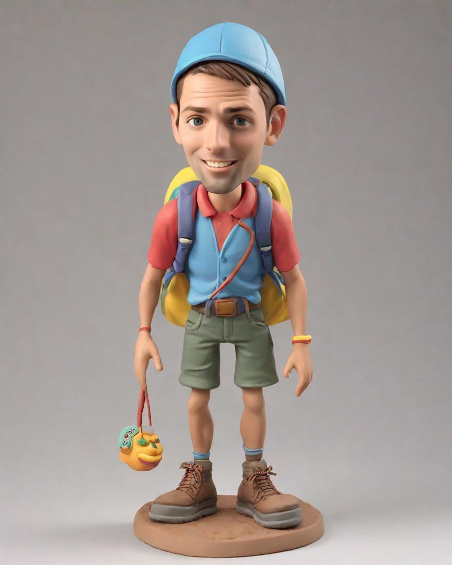 Chill Out with a Custom Mini-Me: The Ultimate Summer Accessory,Sandy Toes and Sippy Cups: A Day in the Life of My Bobblehead Figurine