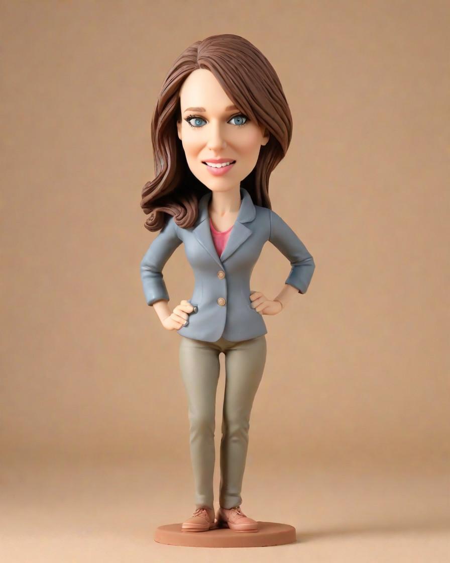 Unlocking the Power of Confidence: A Personalized Bobblehead Journey,She's Got the Moves: A Confident Woman's Bobblehead Story