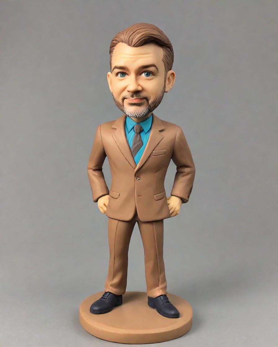 Discovering the Art of Personalized Figurines: A Trendsetting Gift for the Modern Dad,He's the Superhero in a Brown Suit: A Son's Touching Tribute to His Dad
