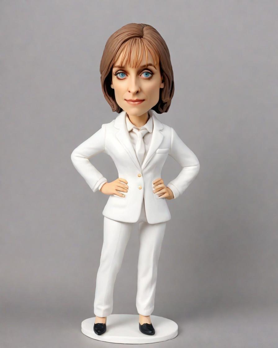 Trend Alert: How a White-Suited Female Bobblehead is Shaking Up Boss's Day Celebrations,She's the Boss: Unboxing My Personalized Female Boss Figurine for Boss's Day