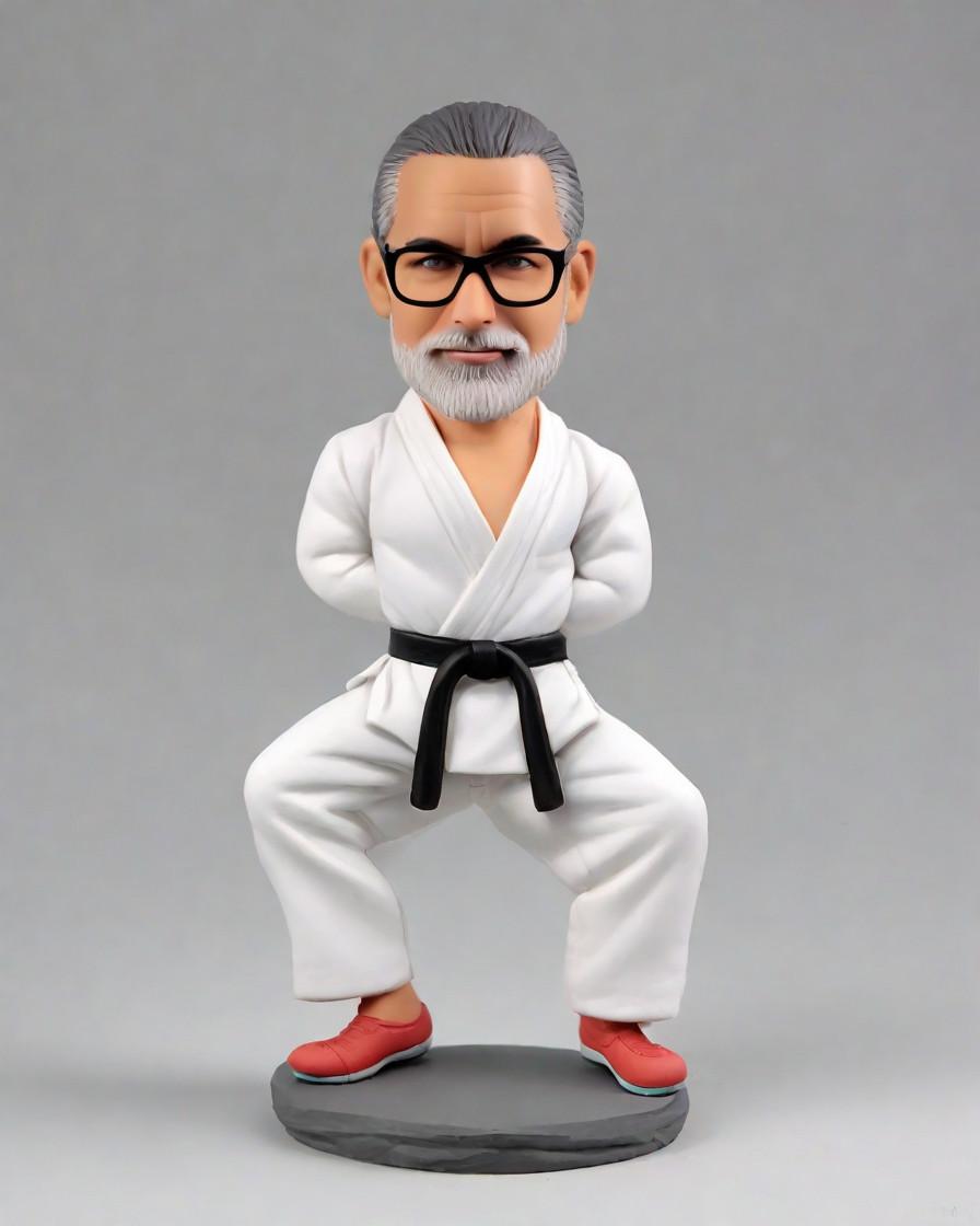 Bobbleheads Meet Martial Arts: Discovering the Trend of Personalized Figurines for Athletes,He's Got the Moves Like Jhoon: My Brother's Custom Taekwondo Bobblehead Unveiled