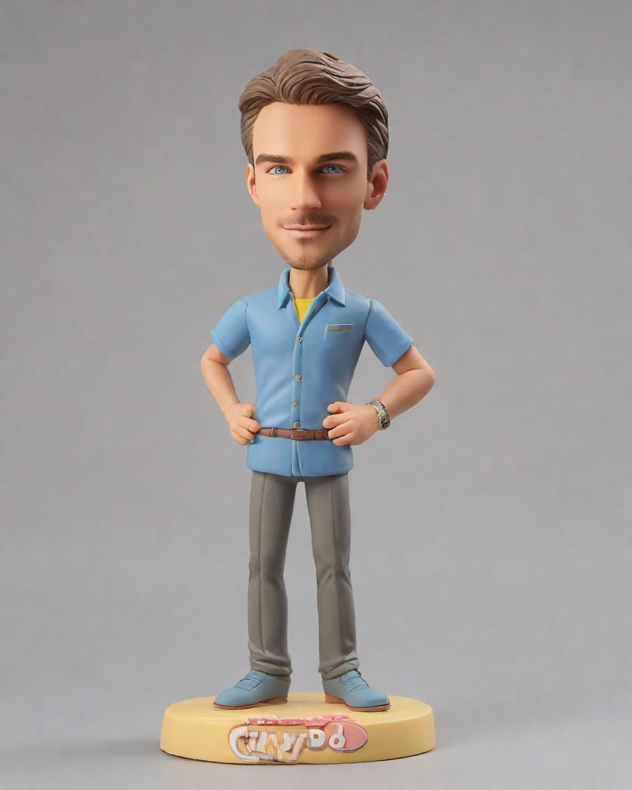 The Ultimate Father's Day Surprise: A Custom Bobblehead That Tells a Story,Dad's Day Out: Unboxing the Personalized Mini-Me Bobblehead Gift