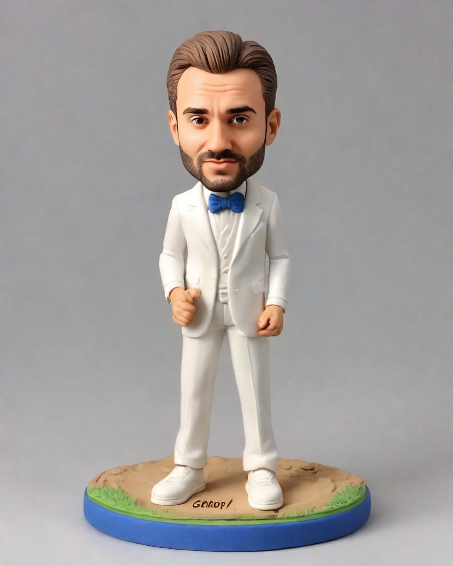 A Pulpit's Personalized Praise: The Pastor's Mini-Me,Heavenly Hugs: My Custom Bobblehead Pastor Gift Unboxing