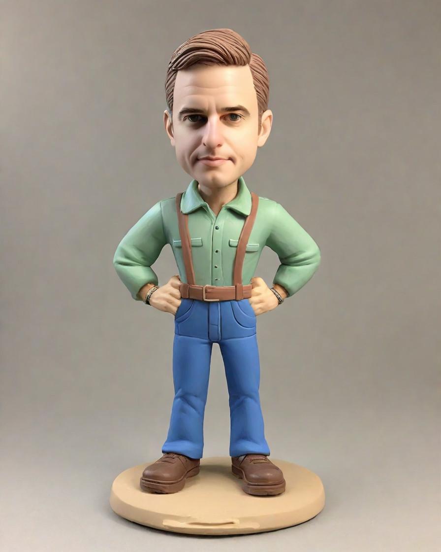 The Electrician's Secret: How a Bobblehead Became the Ultimate Achievement Gift,He's Got the Power: A Personalized Figurine for the Ultimate Electrician