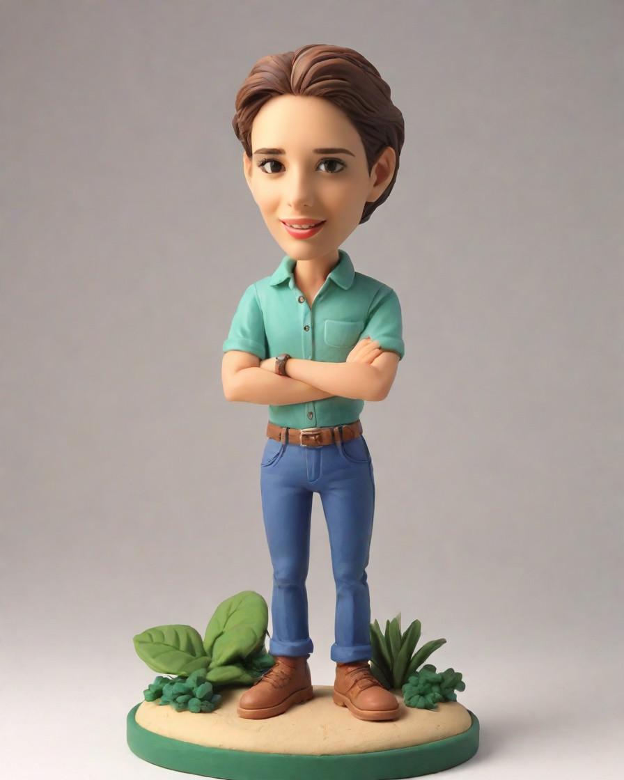The Ultimate Office Showstopper: A Bobblehead Revolution in the Making,She's the Life of the Office: A Bobblehead Tribute to the Green-Shirted Wonder