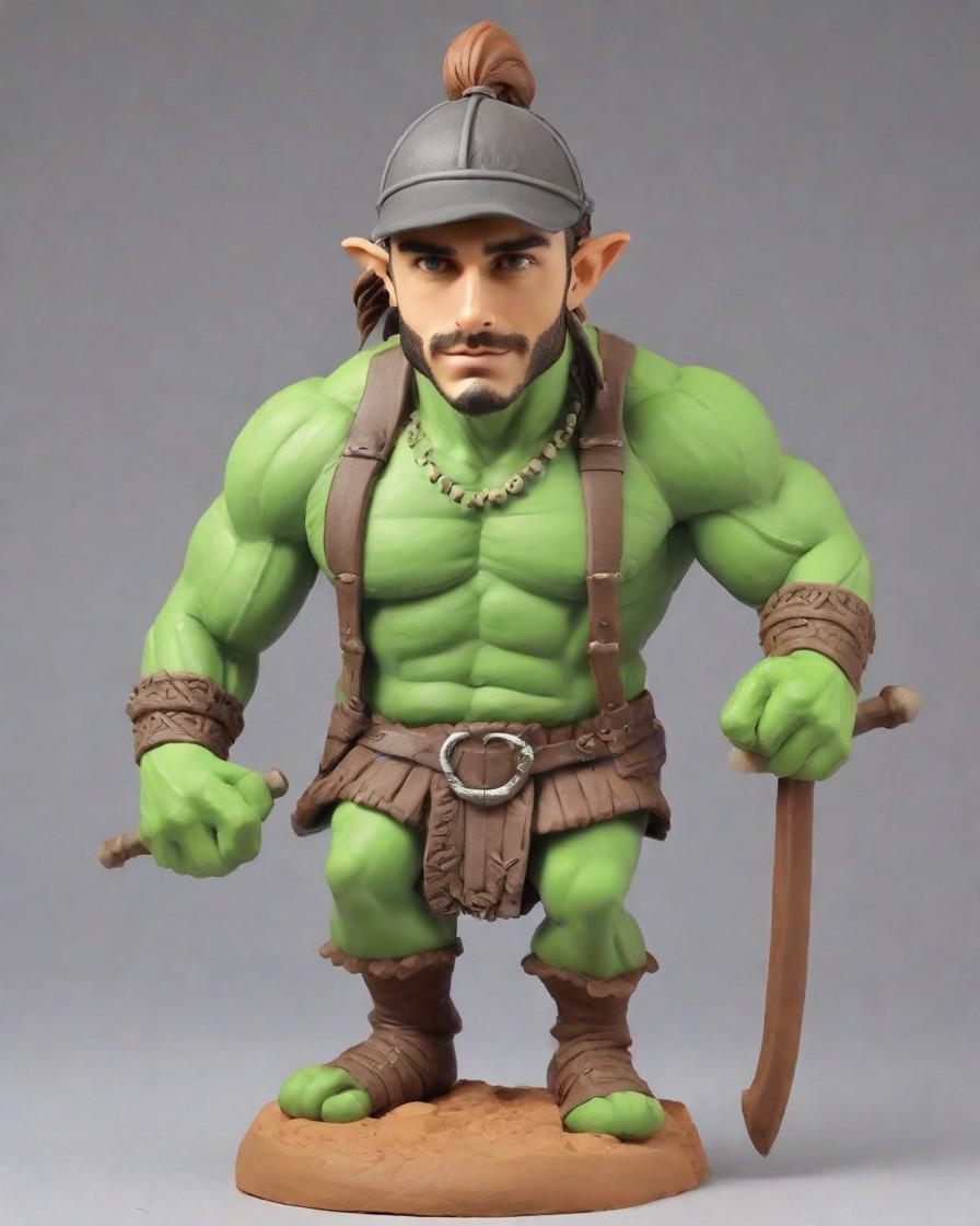 Trend Alert: The Rise of Barbaric Bobbleheads - A Fashion Reporter's Discovery,My Epic Adventure with a Barbaric Mini-Me: A Social Media Hit!