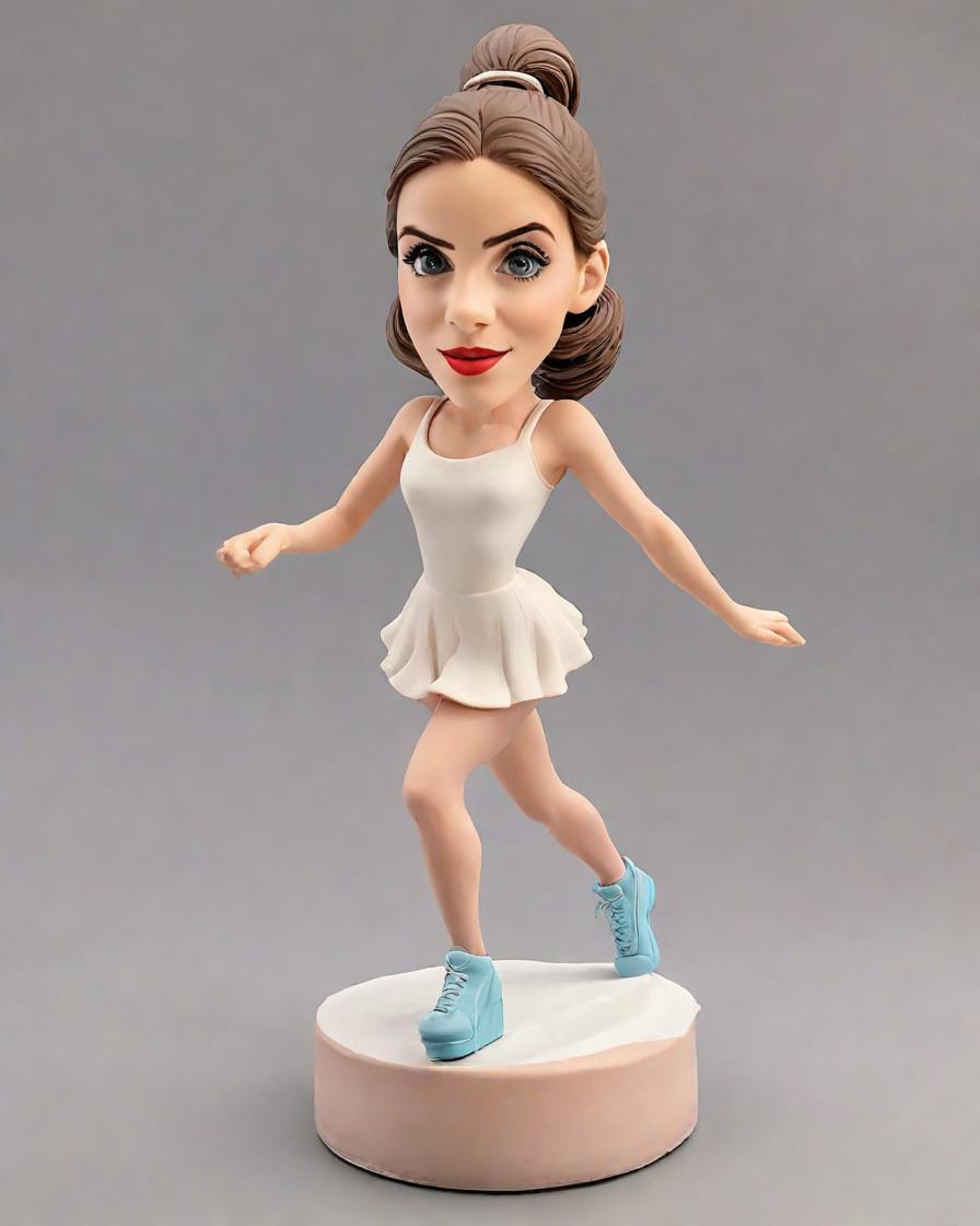 Sleek Spins & Swirls: Discovering the New Trend in Ice-Bound Figurines,A Skater's Dream: My Personalized Mini-Me on Ice!