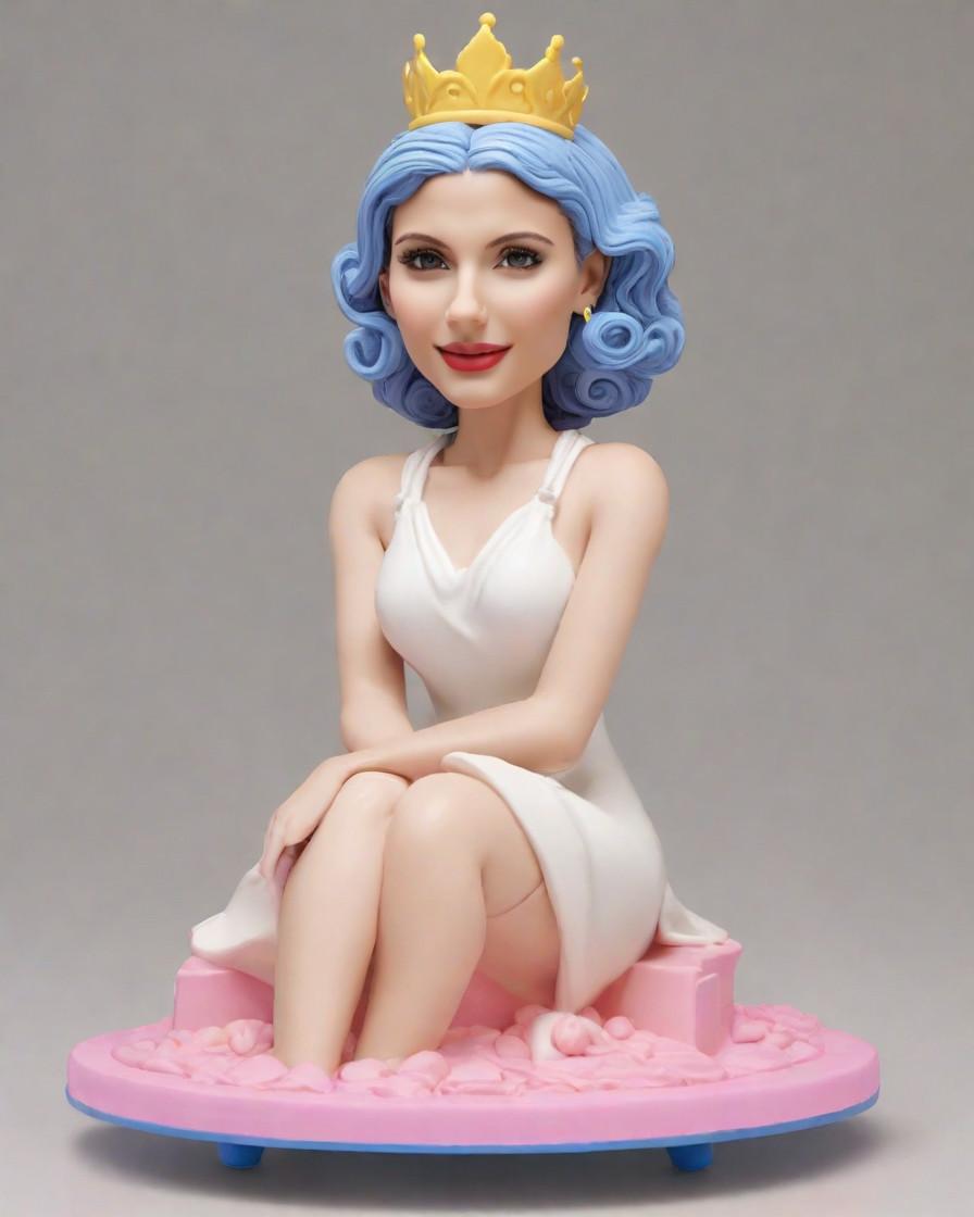 Fashion Insider's Scoop: The Quirky Showering Queen Figurine That's Taking Over,She Dropped the Soap, But Kept Her Crown: A Showering Queen's Mini-Me Adventure