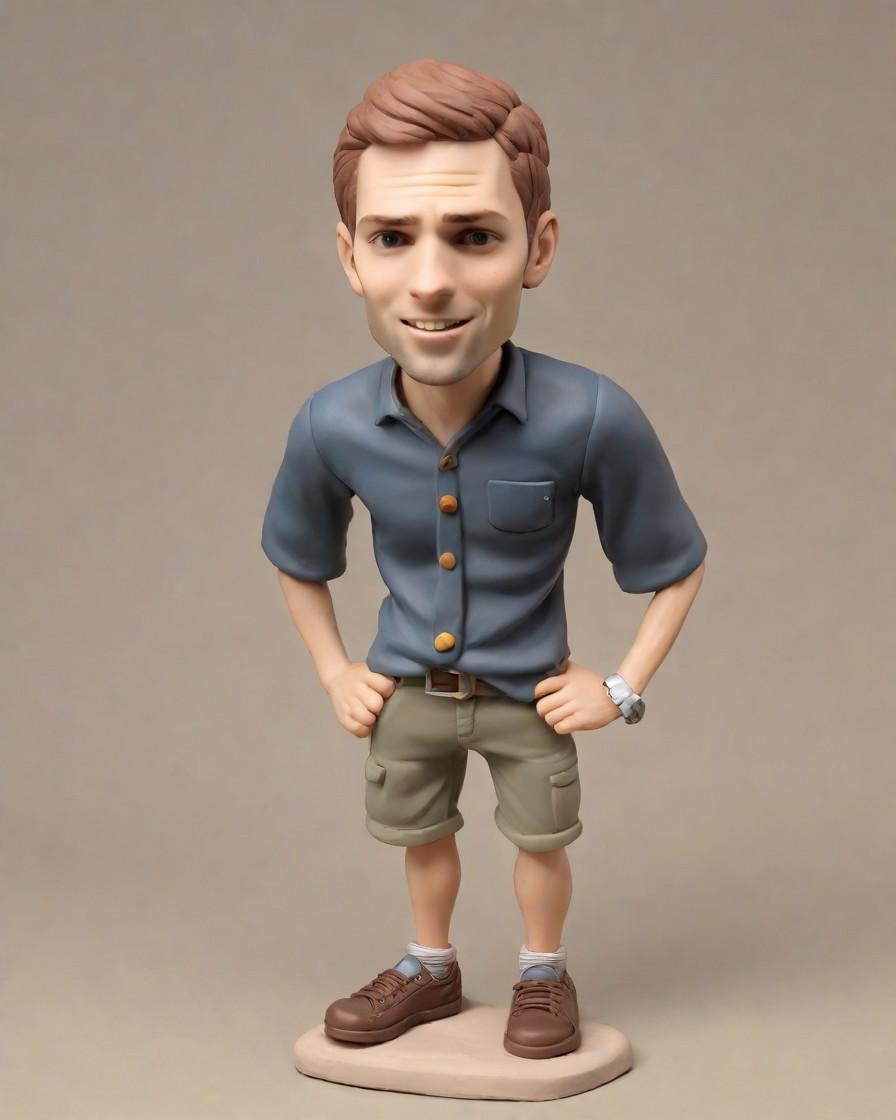Unlocking Fitness Goals with a Personalized Bobblehead: A Unique Motivation Boost!,Just Got My Mini-Me Figurine and It's Game On! #FitnessMotivation