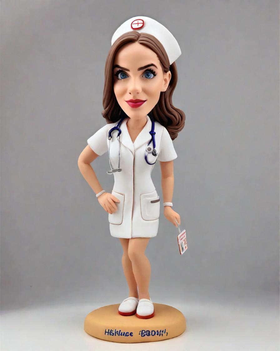 The Ultimate Nurse Gift: A Miniature Me to Cherish,My Nurse's Day Gift: Unboxing the Personalized Bobblehead Figurine