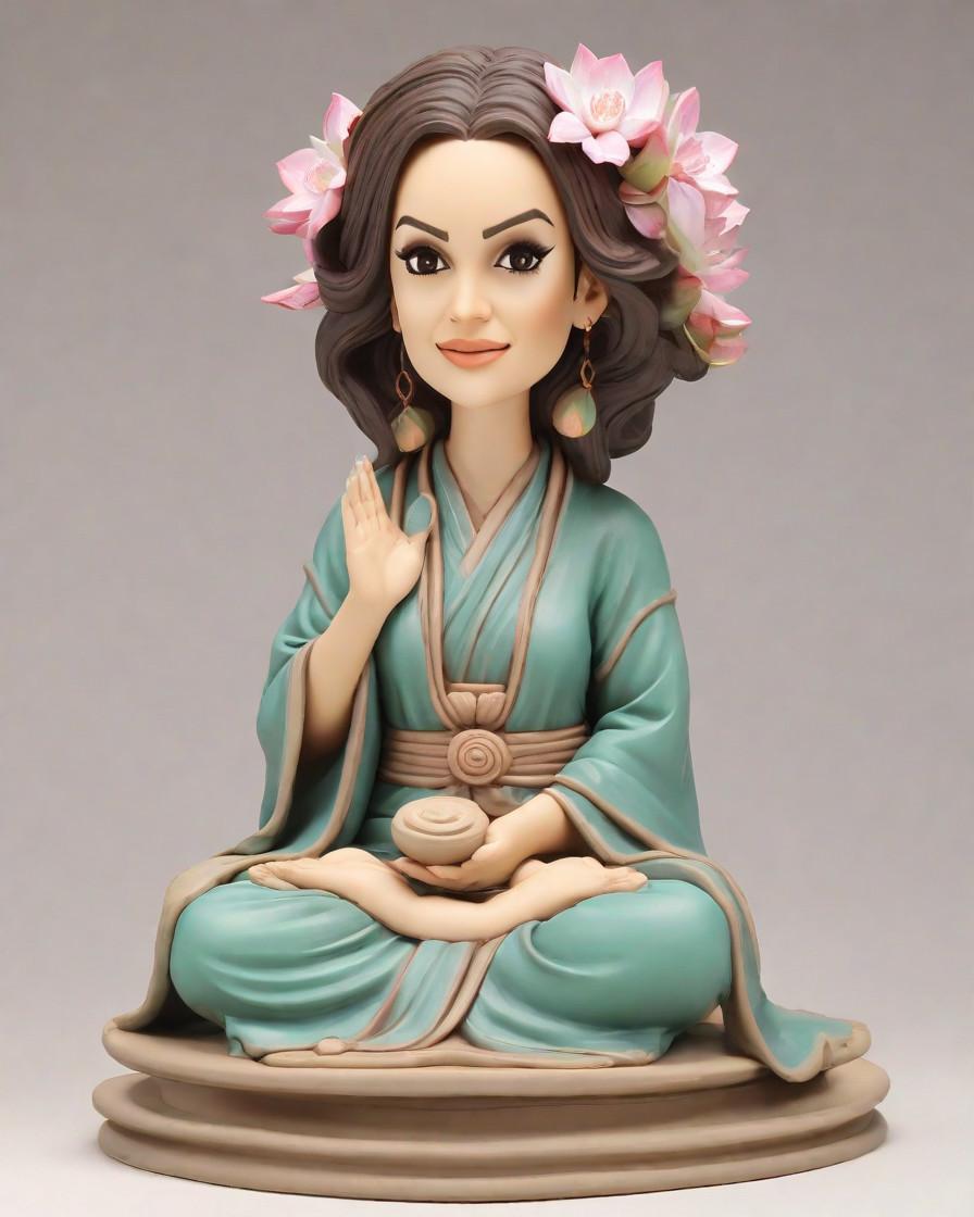 The Zen of Personalized Mini-Me: A Journey to Inner Peace,She Shared Her Mindful Moment on Social Media and It's All About Mini-Me Bobbleheads