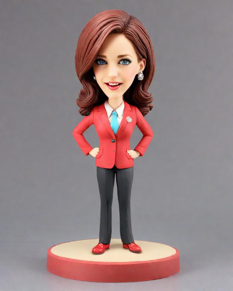 Exclusive: The Custom Bobblehead Trend Sweeping Corporate Offices!,Unboxing the Ultimate Boss's Day Gift: A Mini-Me in a Red Suit!